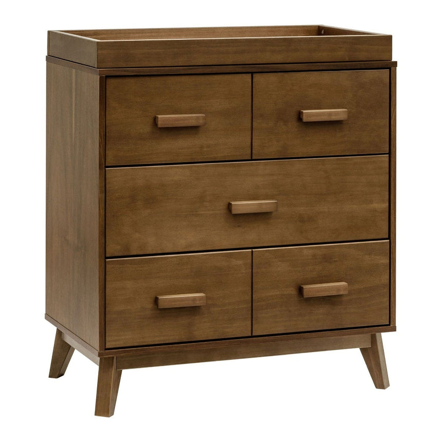 Meuble à Langer 3 Tiroirs Scoot - Noyer Naturel-Babyletto-LET-M5823NL-CLÉMENT