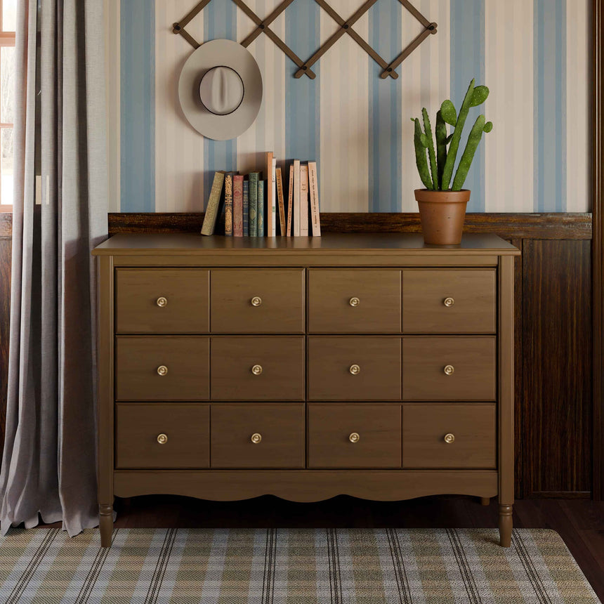 Commode 6 tiroirs Liberty - Noyer-Namesake-LET-M7116NL-CLÉMENT