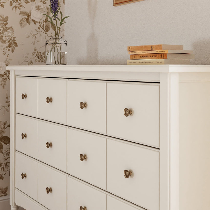Commode Liberty 6 tiroirs - Blanc Chaud-Namesake-LET-M7116RW-CLÉMENT