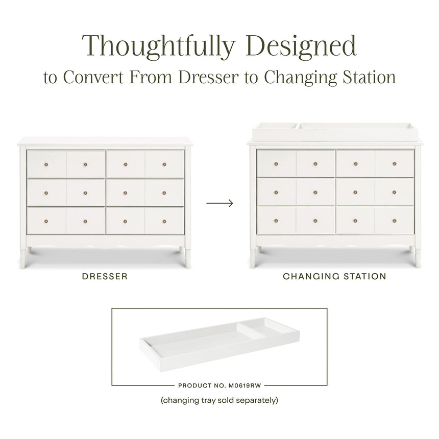 Commode Liberty 6 tiroirs - Blanc Chaud-Namesake-LET-M7116RW-CLÉMENT