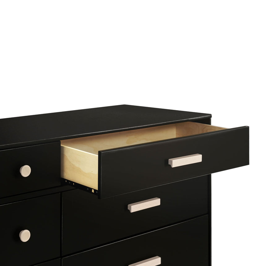 Commode Double 6 Tiroirs Lolly - Noir / Naturel Lavé-Babyletto-LET-M9016BNX-CLÉMENT