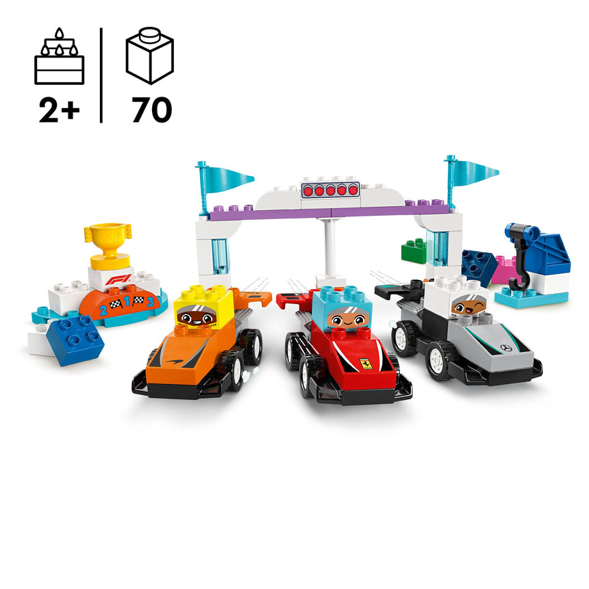 LEGO® DUPLO® Ma ville Les voitures de course et les pilotes d’écurie de F1®-LEGO®-LGO-10445-CLÉMENT