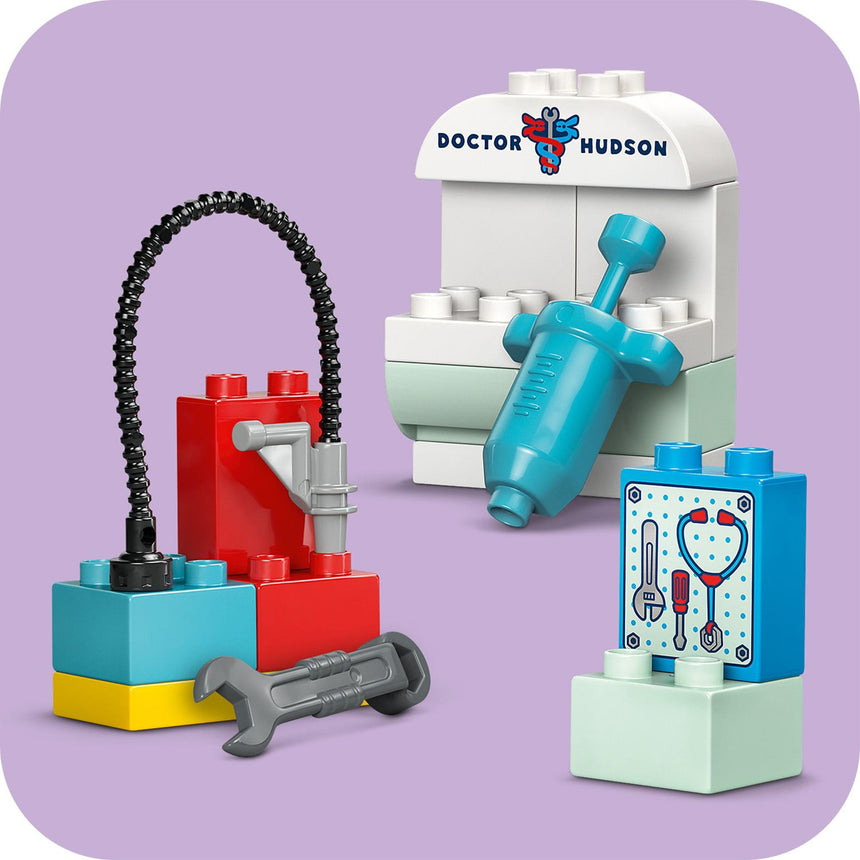 LEGO® DUPLO®│Les Bagnoles Disney et Pixar La visite de McQueen au garage de Doc-LEGO®-LGO-10456-CLÉMENT