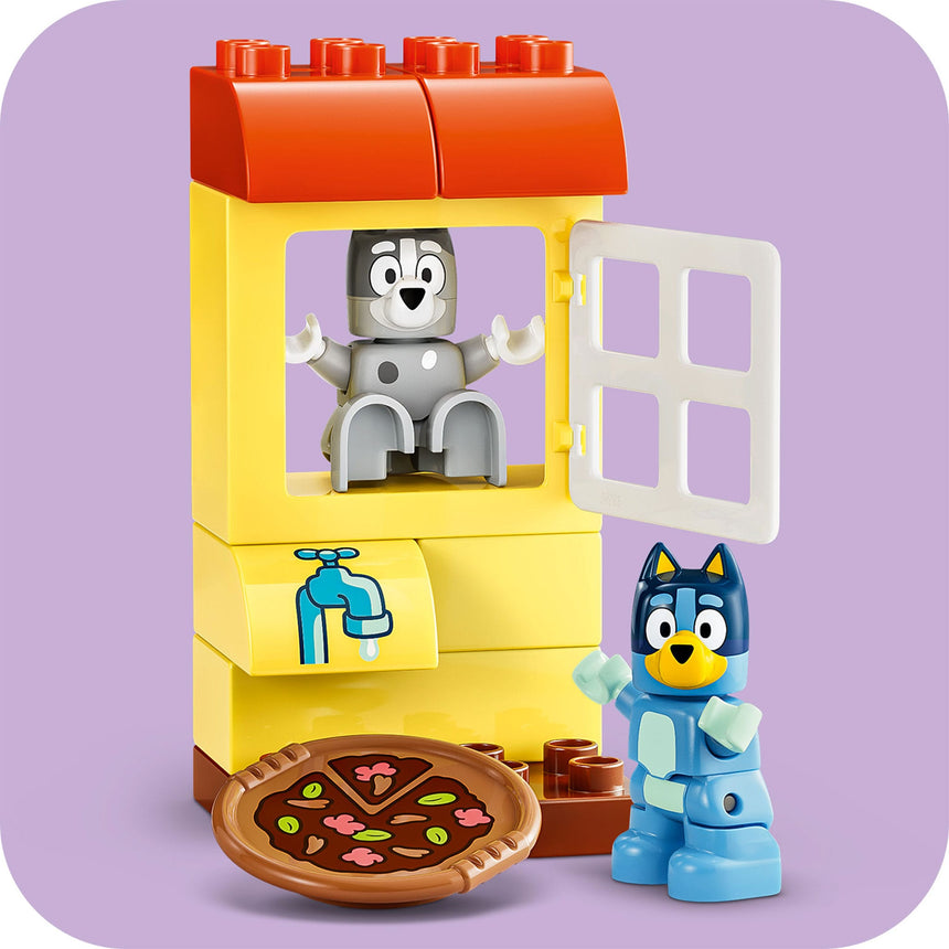 LEGO® DUPLO® Bluey Les livreuses de pizza avec Muffin et Bluey-LEGO®-LGO-10469-CLÉMENT