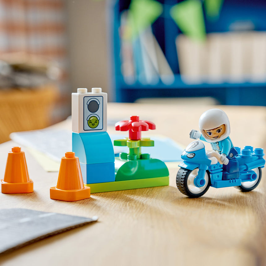 LEGO® DUPLO® Ma ville La moto de police bleue-LEGO®-LGO-10471-CLÉMENT