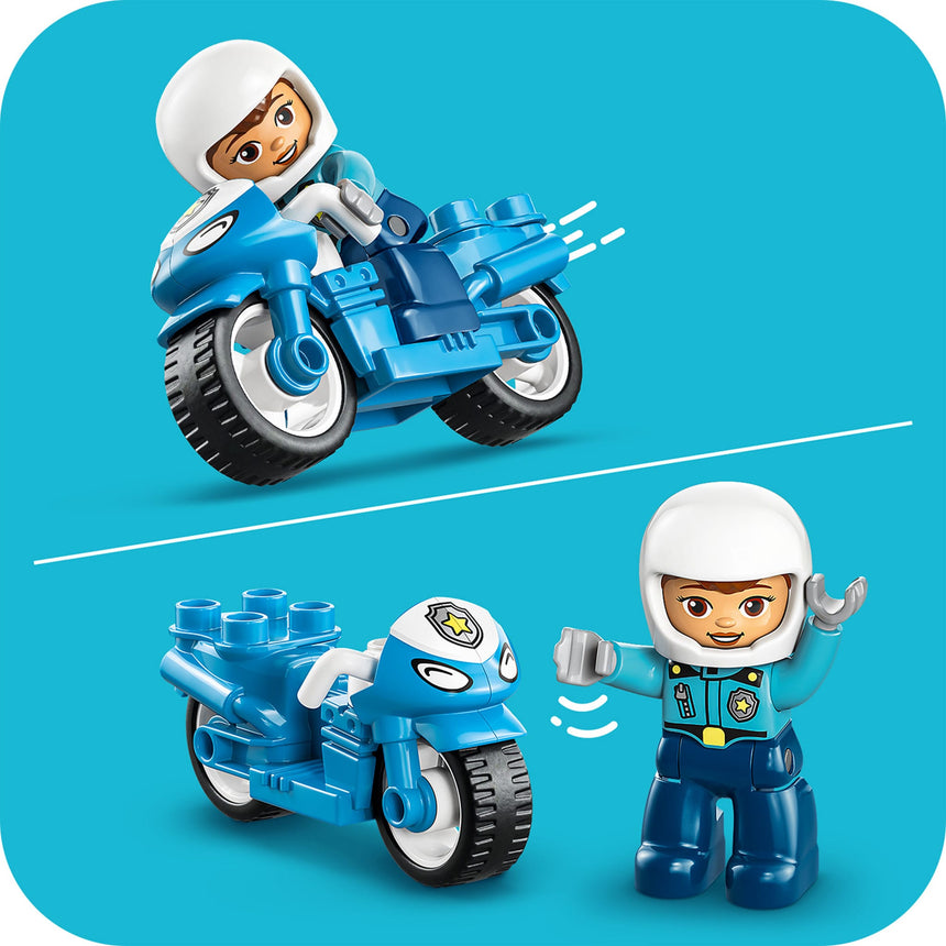 LEGO® DUPLO® Ma ville La moto de police bleue-LEGO®-LGO-10471-CLÉMENT