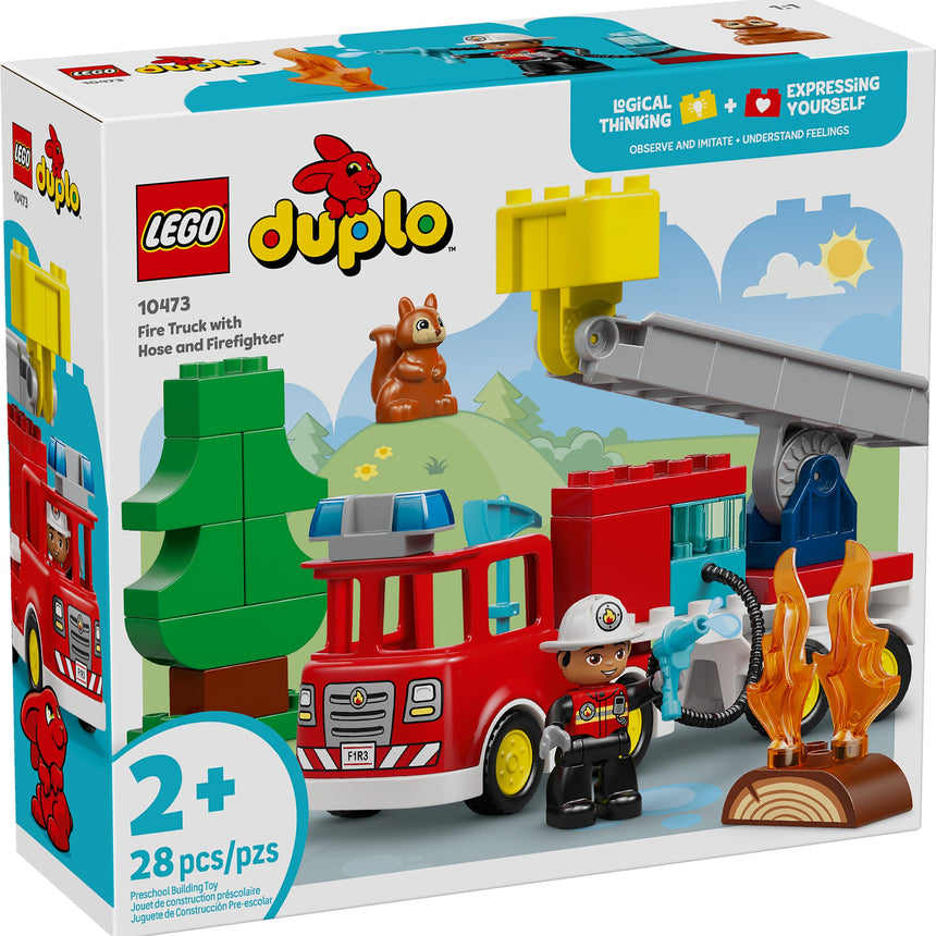 LEGO® DUPLO® Ma ville Le camion de pompiers avec un boyau et un pompier-LEGO®-LGO-10473-CLÉMENT