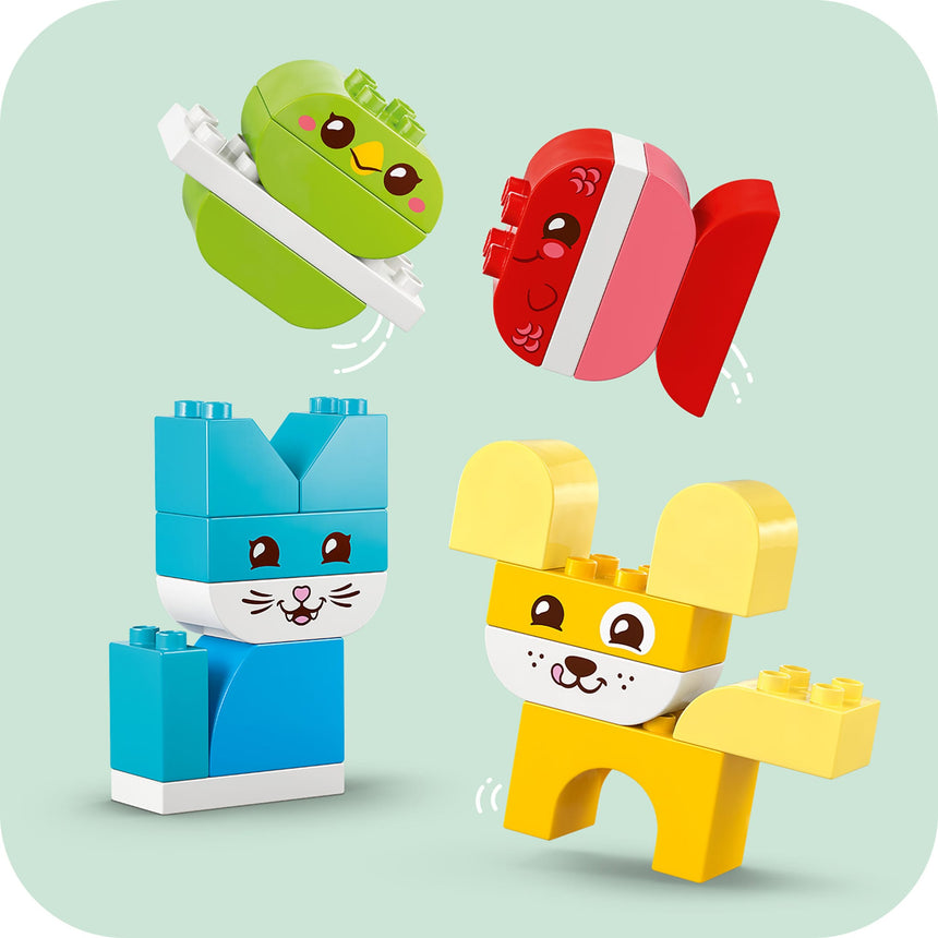 LEGO® DUPLO® Mon premier Les animaux de compagnie créatifs 3 en 1-LEGO®-LGO-10477-CLÉMENT