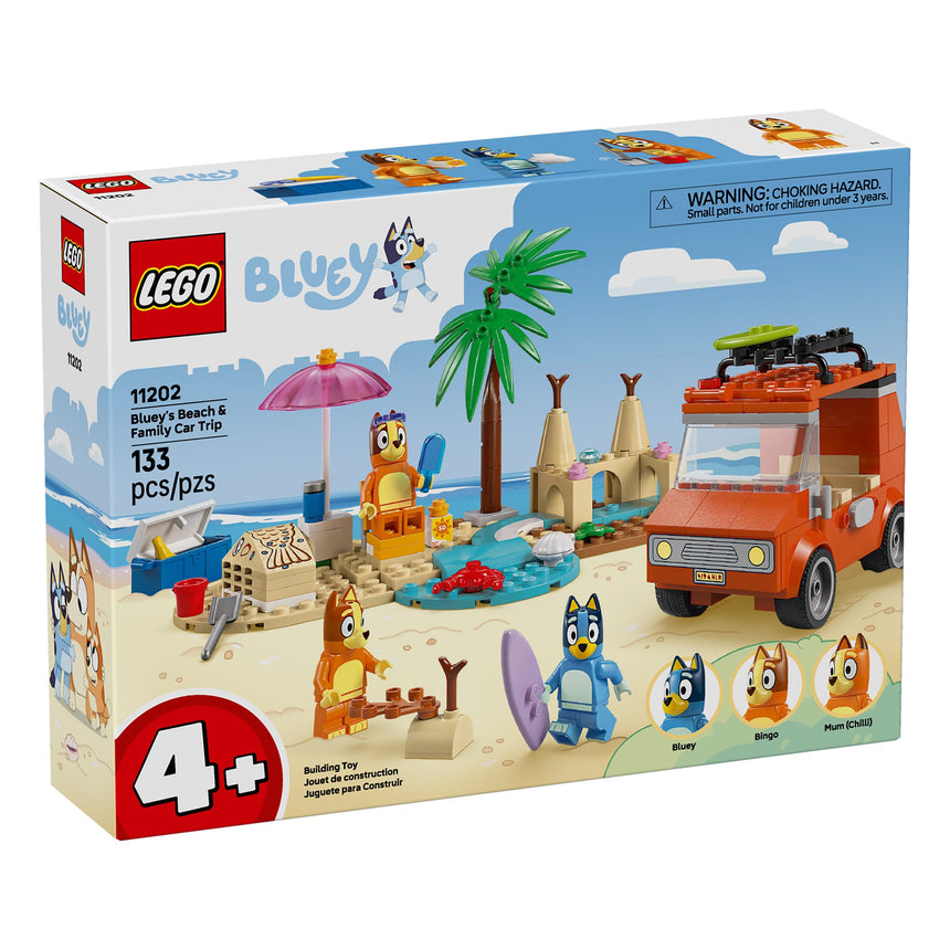 LEGO® Bluey : L’escapade à la plage de la famille de Bluey-LEGO®-LGO-11202-CLÉMENT