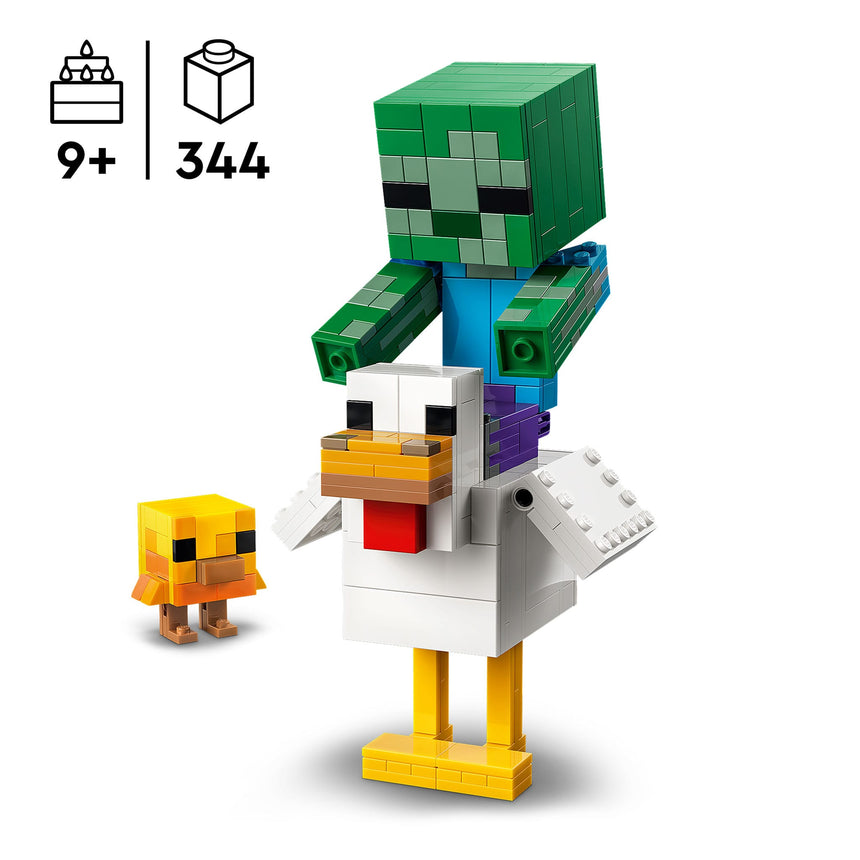 LEGO® Minecraft® Le Poulet chevauché-LEGO®-LGO-21582-CLÉMENT