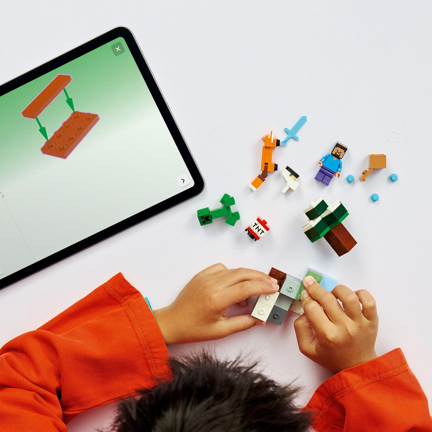 LEGO® Minecraft® L’aventure de Steve dans la taïga-LEGO®-LGO-21583-CLÉMENT