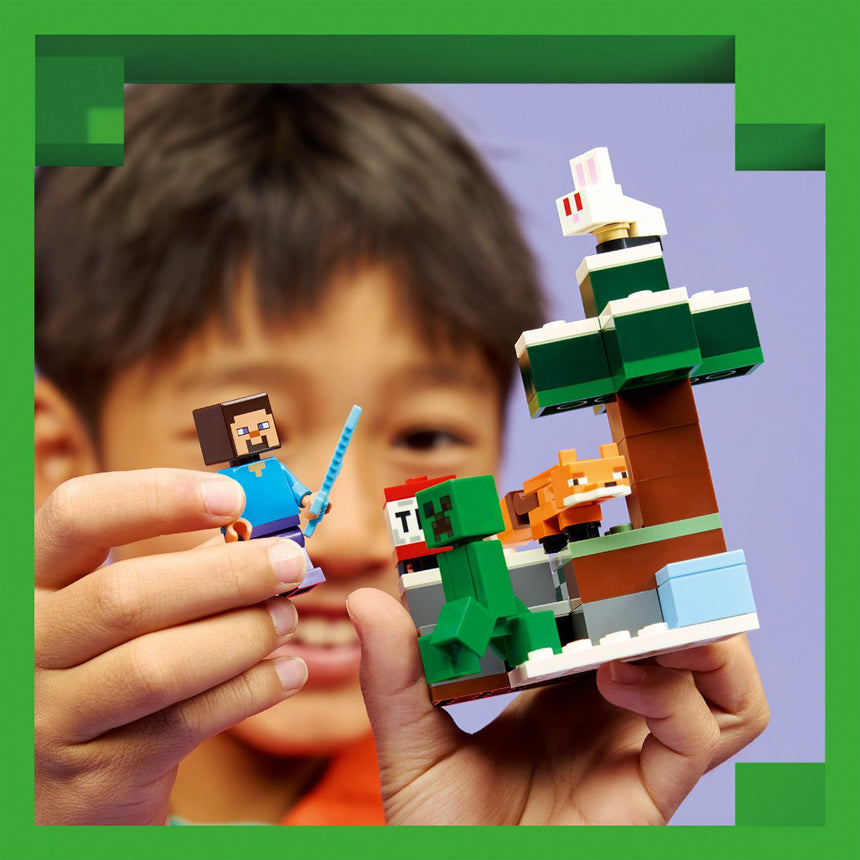 LEGO® Minecraft® L’aventure de Steve dans la taïga-LEGO®-LGO-21583-CLÉMENT