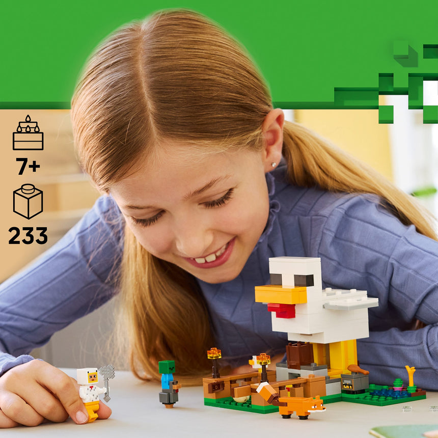 LEGO® Minecraft® La ferme-poule-LEGO®-LGO-21585-CLÉMENT