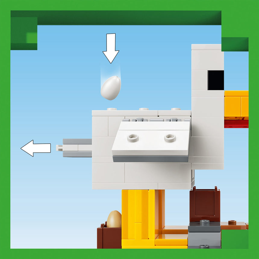 LEGO® Minecraft® La ferme-poule-LEGO®-LGO-21585-CLÉMENT