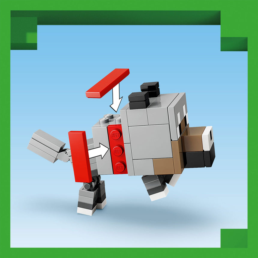 LEGO® Minecraft® L’attaque du désert du Poulet chevauché-LEGO®-LGO-21592-CLÉMENT