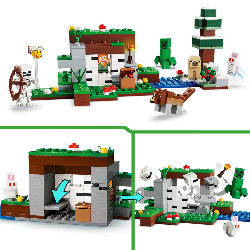 LEGO® Minecraft® L’aventure de la première nuit-LEGO®-LGO-21593-CLÉMENT