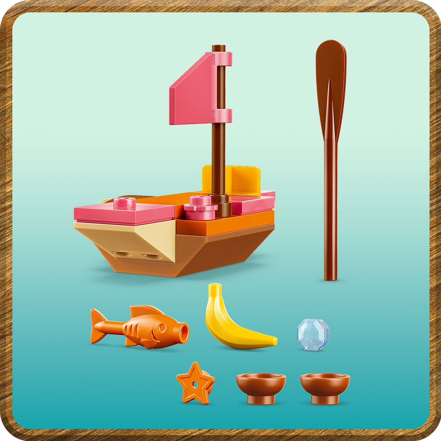 LEGO® ǀ Disney Moana La maison de village avec un bateau-LEGO®-LGO-43282-CLÉMENT