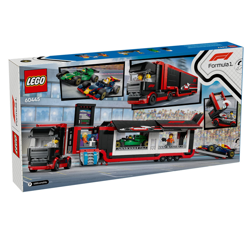 LEGO® City Le camion de F1® avec les voitures de F1® RB20 et AMR24-LEGO®-LGO-60445-CLÉMENT