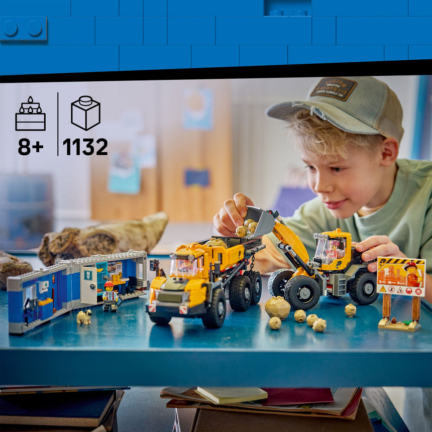 Le camion-benne et la chargeuse frontale-LEGO®-LGO-60494-CLÉMENT