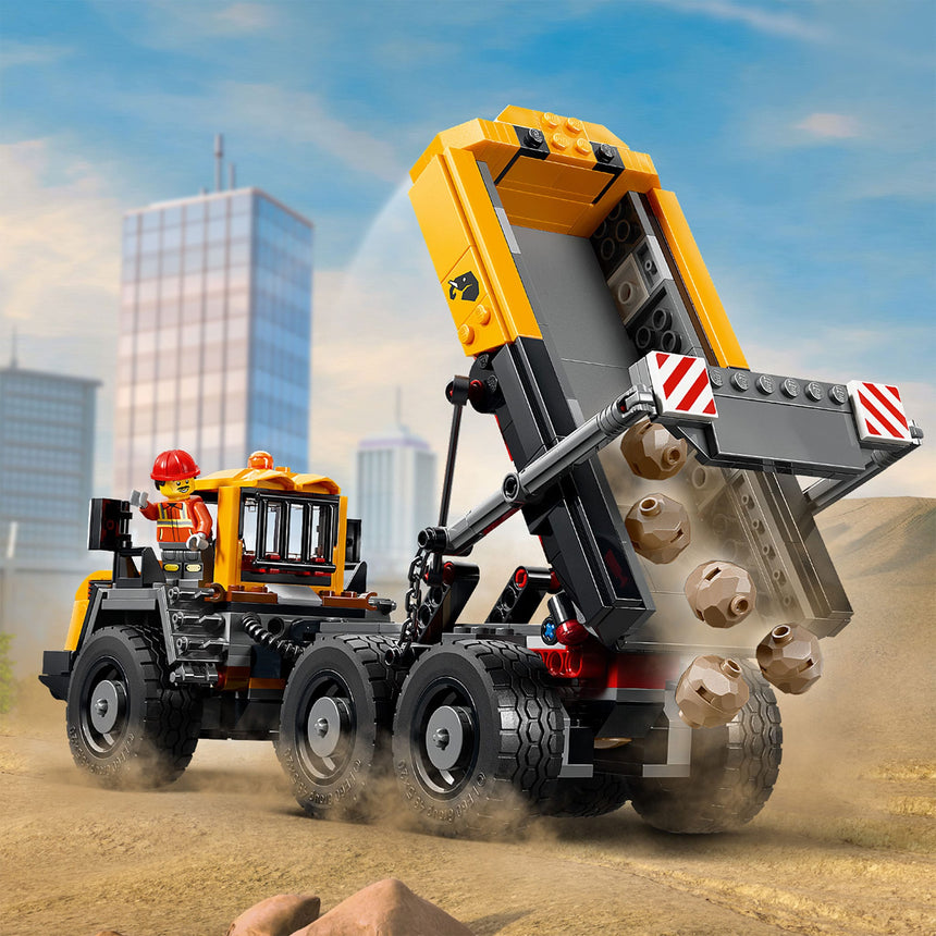 Le camion-benne et la chargeuse frontale-LEGO®-LGO-60494-CLÉMENT