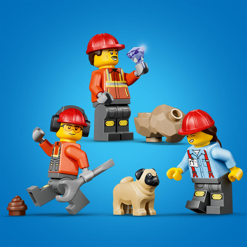 Le camion-benne et la chargeuse frontale-LEGO®-LGO-60494-CLÉMENT
