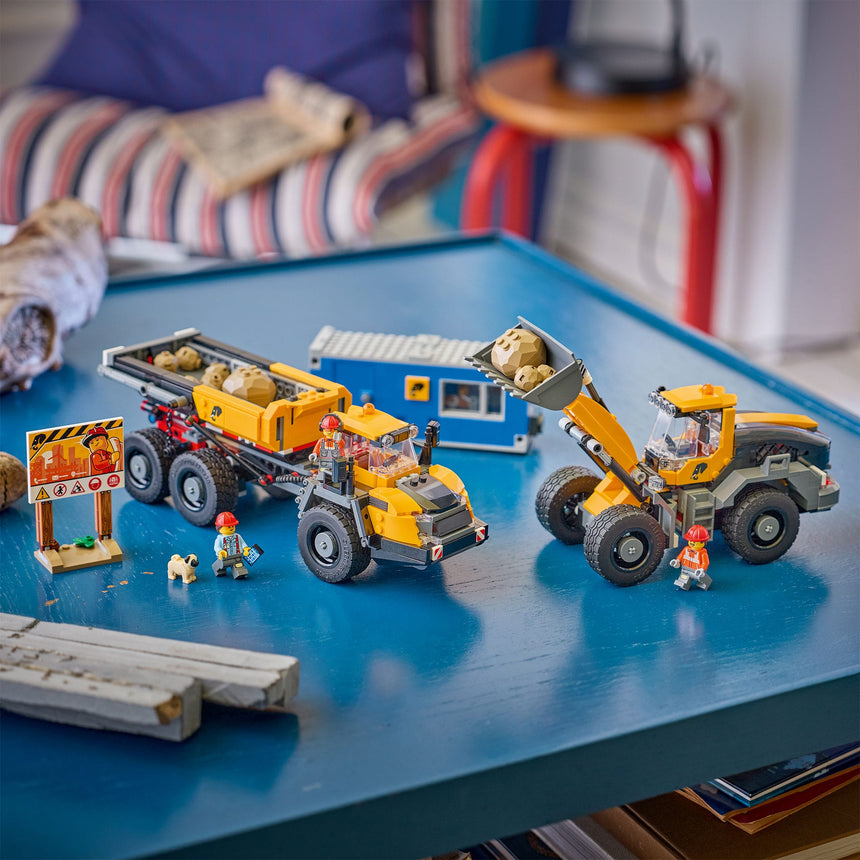 Le camion-benne et la chargeuse frontale-LEGO®-LGO-60494-CLÉMENT