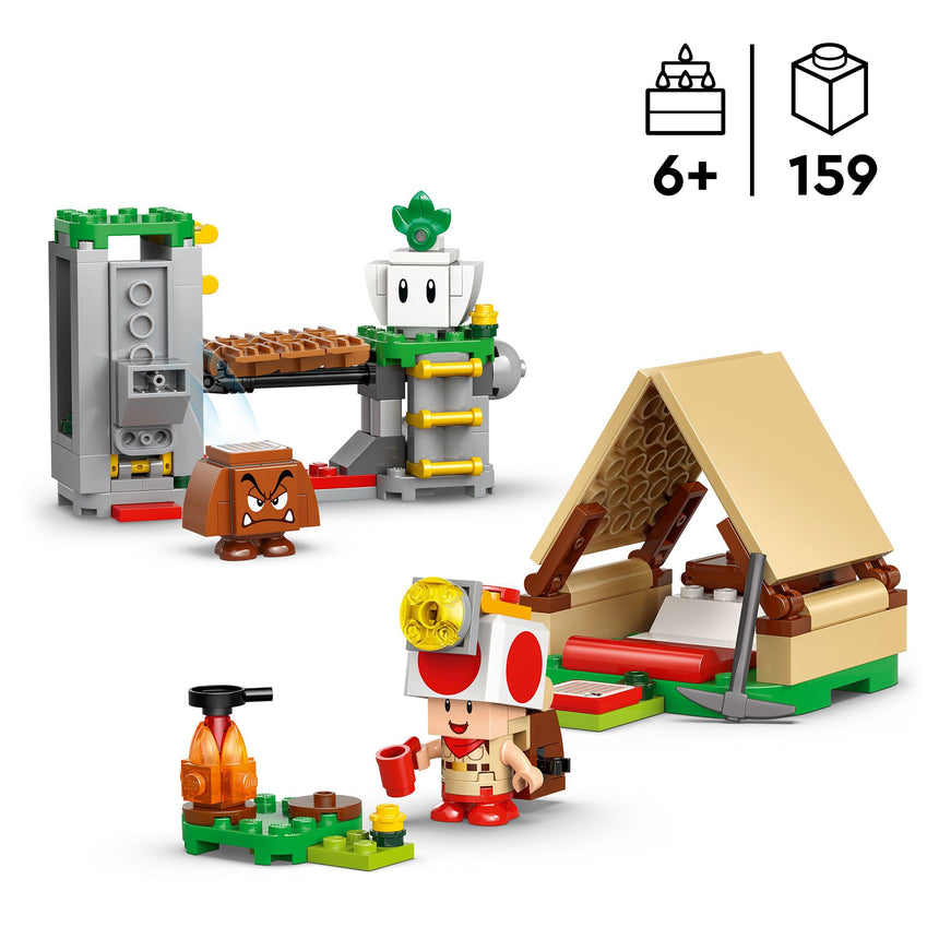 LEGO® Super Mario™ Campement du Capitaine Toad-LEGO®-LGO-72040-CLÉMENT