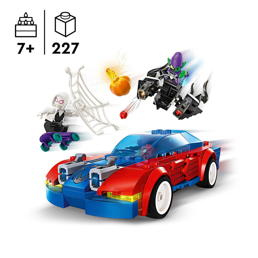 LEGO® Marvel La voiture de course de Spider-Man et le Bouffon vert venomisé-LEGO®-LGO-76279-CLÉMENT