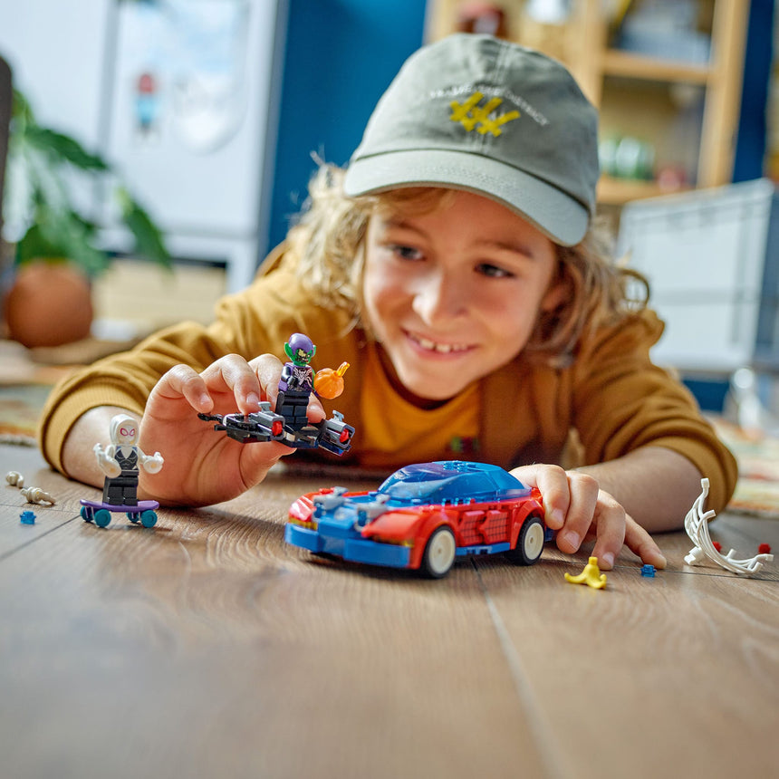 LEGO® Marvel La voiture de course de Spider-Man et le Bouffon vert venomisé-LEGO®-LGO-76279-CLÉMENT