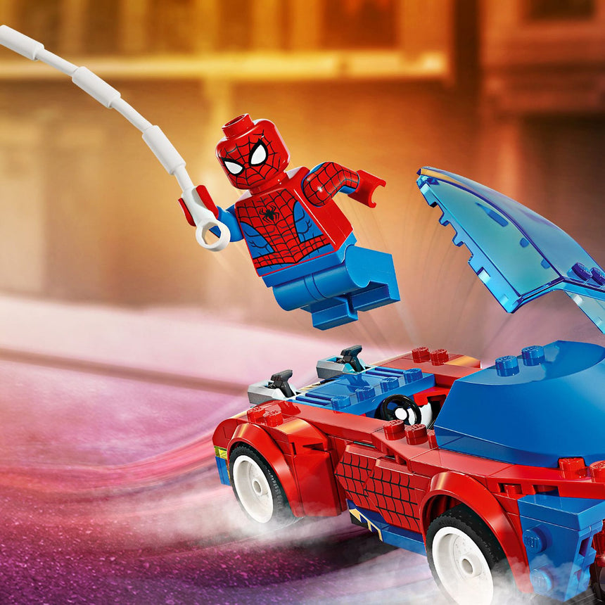 LEGO® Marvel La voiture de course de Spider-Man et le Bouffon vert venomisé-LEGO®-LGO-76279-CLÉMENT
