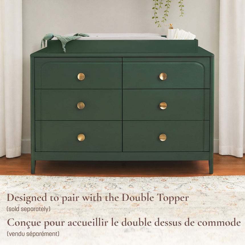 Commode à 6 tiroirs Briar - Vert-Little Seeds-LIS-CG023BPG-CLÉMENT