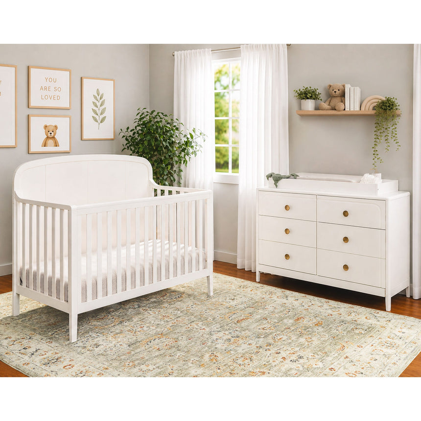 Commode à 6 tiroirs Briar - Blanc-Little Seeds-LIS-CG023WHP-CLÉMENT