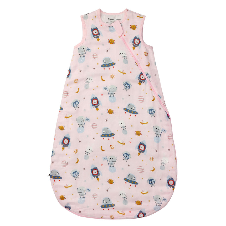Sac de Nuit Mousseline Bambou 0-36mois - Astro-Loulou Lollipop-Rose-0-6 m-LL2-BA9003U-ASX-CLÉMENT