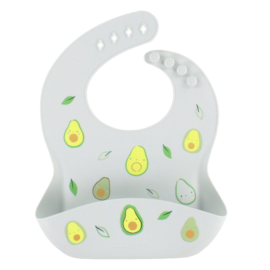 Bavoir en Silicone - Avocat-Loulou Lollipop-LLP-SILBIBAVOPP-CLÉMENT