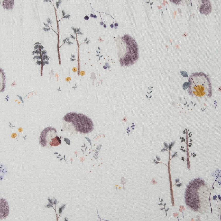 Couverture Mousseline Bambou - Hérissons-Loulou Lollipop-LLP-SWHGH-CLÉMENT