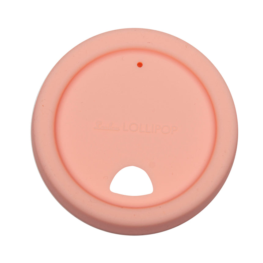 Gobelet en Silicone avec Couvercle et Paille - Lapin-Loulou Lollipop-LLP-TCUP-002-BPK-CLÉMENT