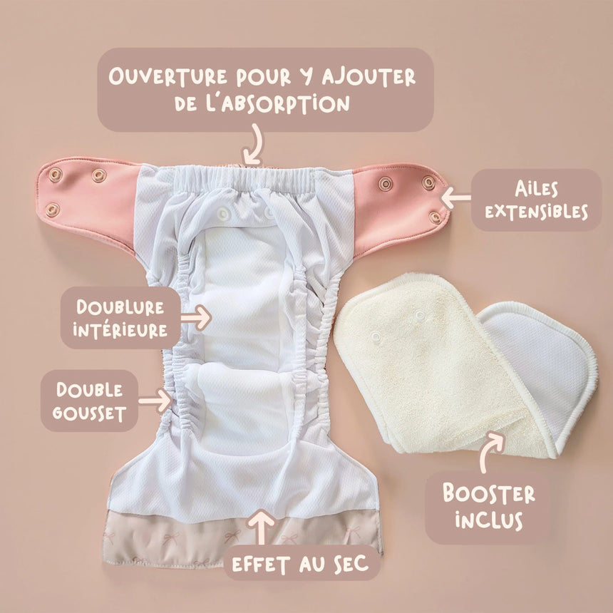 Couche Lavable Nouveau-né - Forêt-La Petite Ourse-LP3-C-NNA-FORET-CLÉMENT