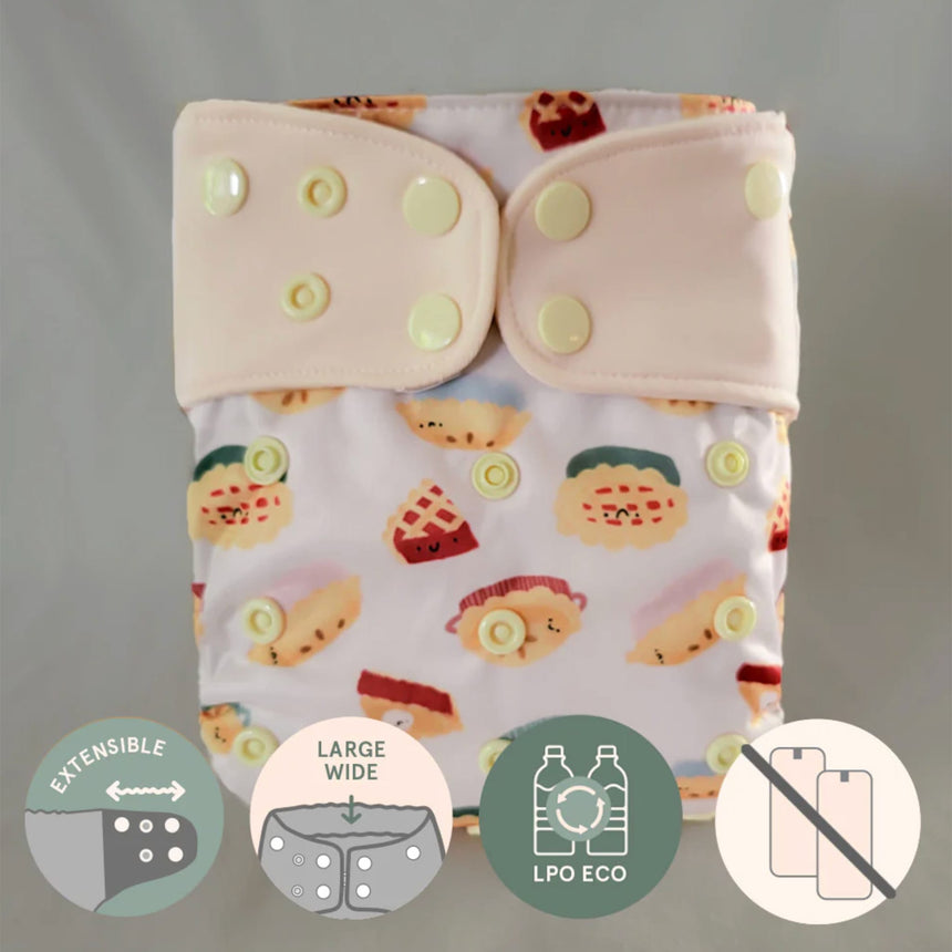 Couche Lavable Évolution - Tarte 8-35lb-La Petite Ourse-LP3-C-NS-TARTE-CLÉMENT