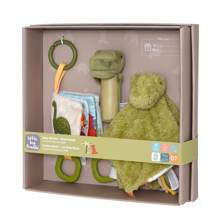 Ensemble Cadeau Coffret d'Éveil - Les Amis Dinos-Little Big Friends-LTB-305154-CLÉMENT