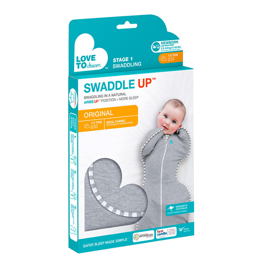 Swaddle Up Original Nouveau-Né 5-8.5lb - Gris-Love to Dream-LTD-L1001001GRNB-CLÉMENT