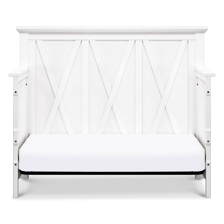 Couchette Évolutive 3 en 1 Emory Farmhouse - Blanc Lin-Million Dollar Baby-MDB-B14501LW-CLÉMENT