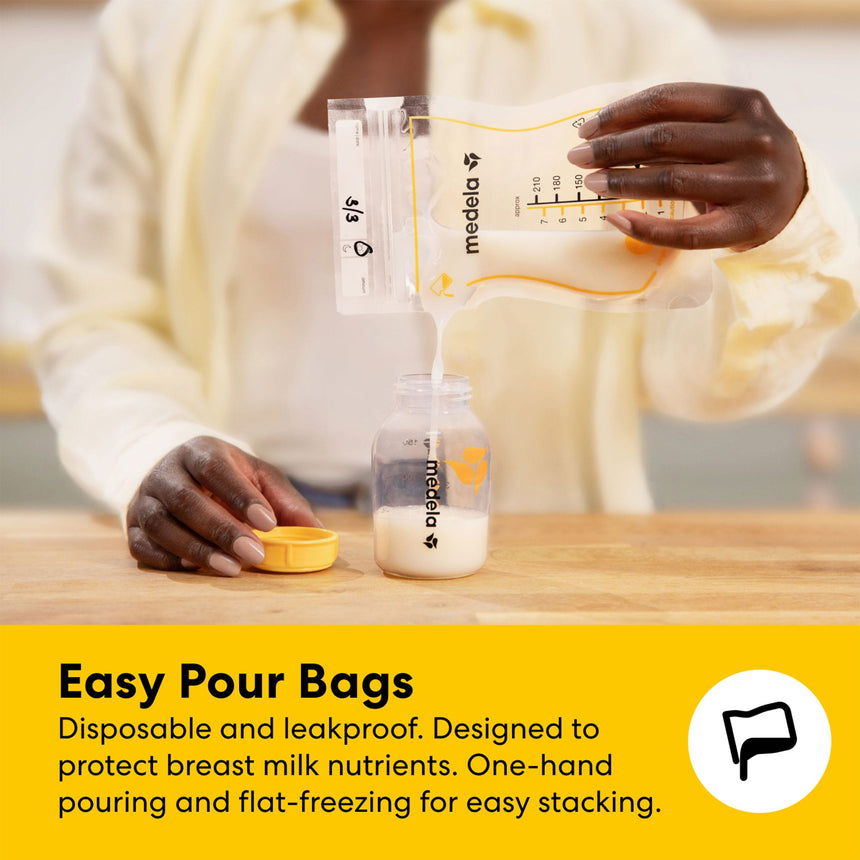 Ensemble tout-en-un de Conservation Lait Maternel avec bouteilles 150ml et 250ml-Medela-ME2-101047365-CLÉMENT