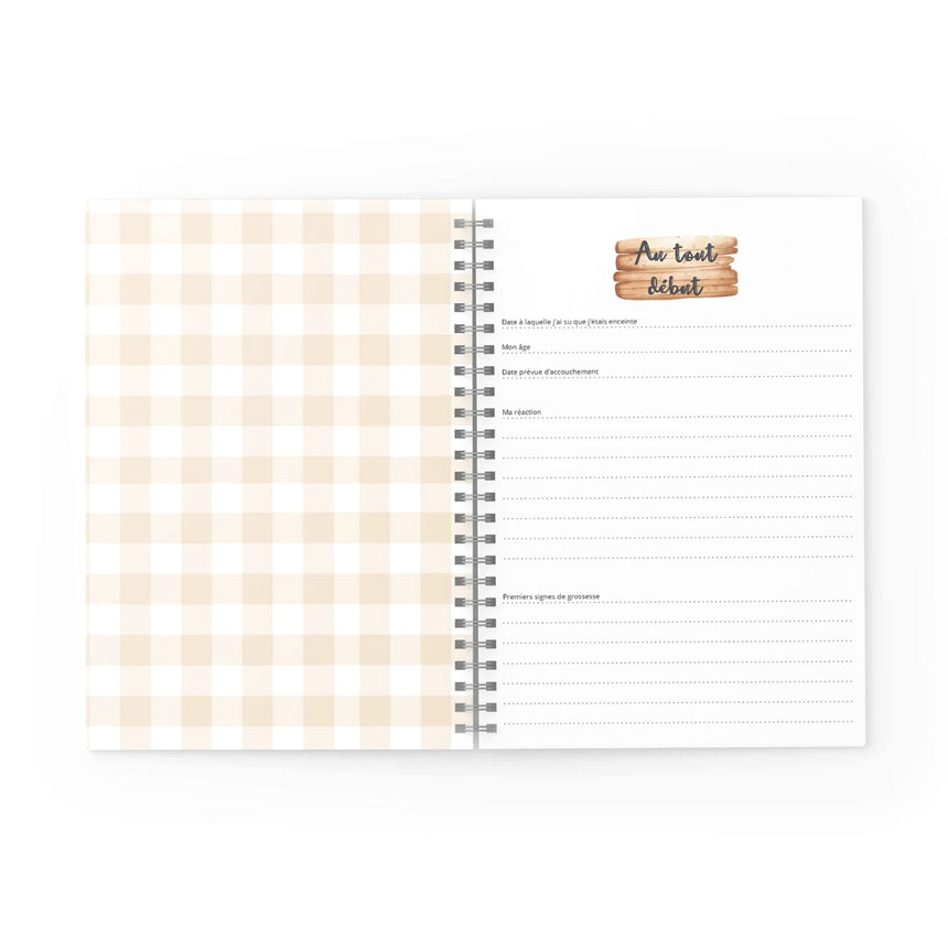 Mon Journal Grossesse - Tartan-Moments Ancres-MEA-GR-996-S-CLÉMENT