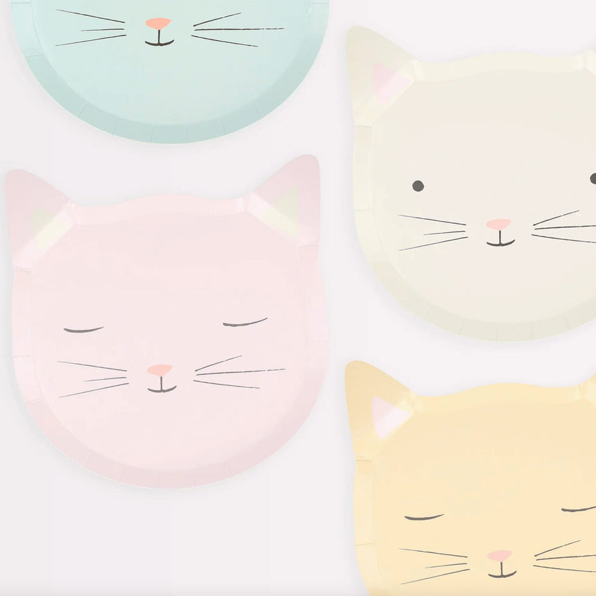 Assiettes de Carton (8) - Chatons Mignons-Meri Meri-MME-267034-CLÉMENT