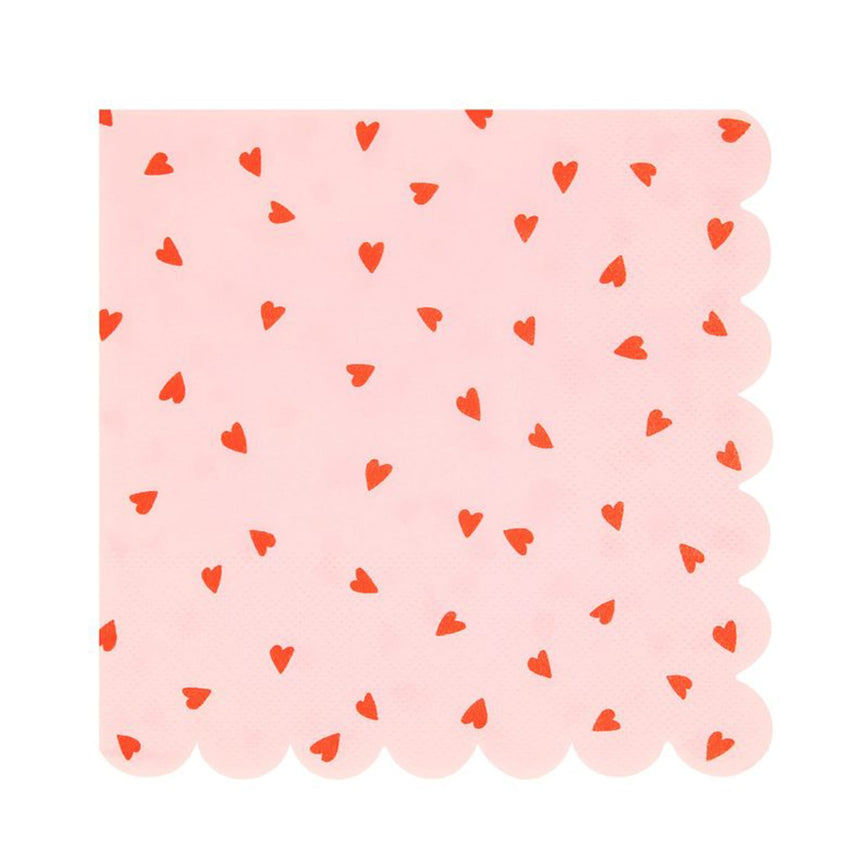 Serviettes en Papier (16) - Coeurs-Meri Meri-MME-273065-CLÉMENT