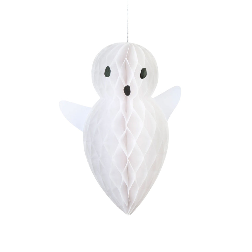 Décorations de fantômes suspendues en papier alvéolé (x 6)-Meri Meri-MME-303936-CLÉMENT
