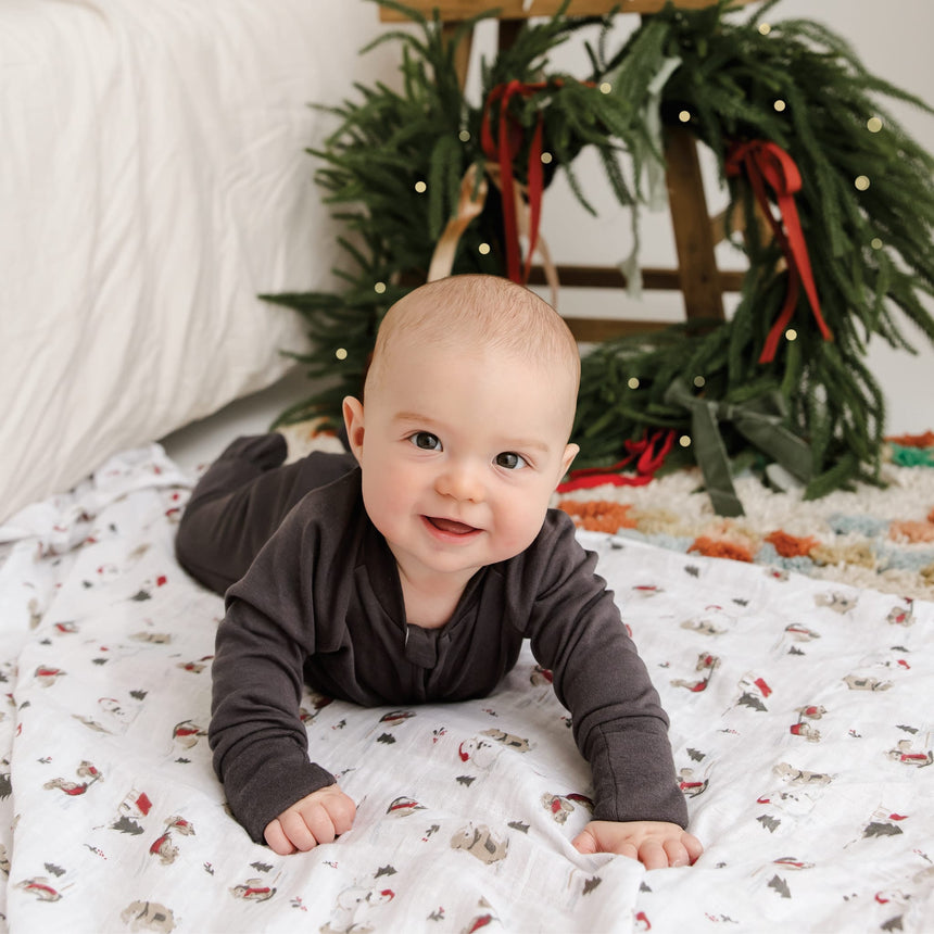 Snow-swaddle Blanket Muslin