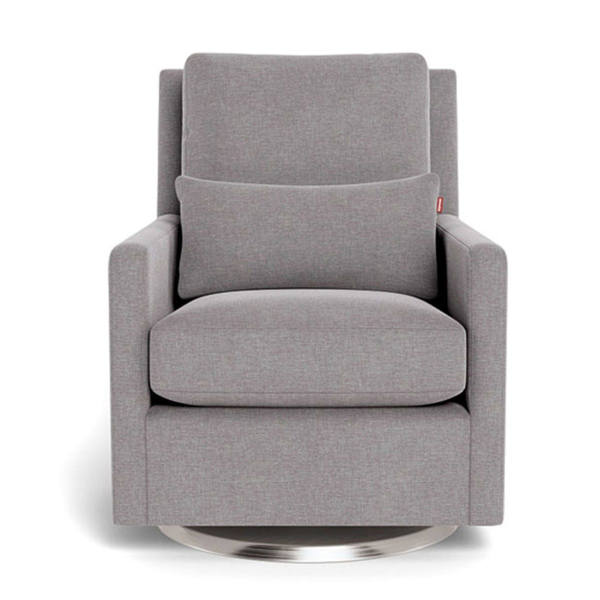 Fauteuil Berçant et Pivotant Como - Pebble Gris / Argent-Monte-MTE-COMO-PEBB-AR-CLÉMENT