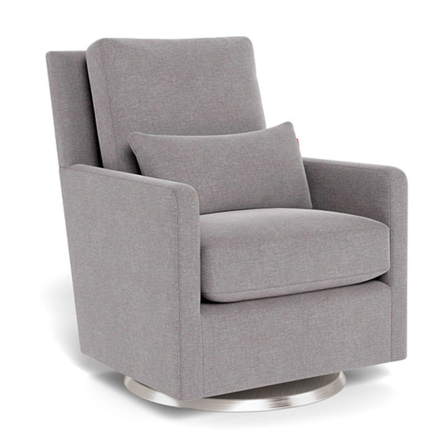 Fauteuil Berçant et Pivotant Como - Pepper Gris / Argent-Monte-MTE-COMO-PEPP-AR-CLÉMENT