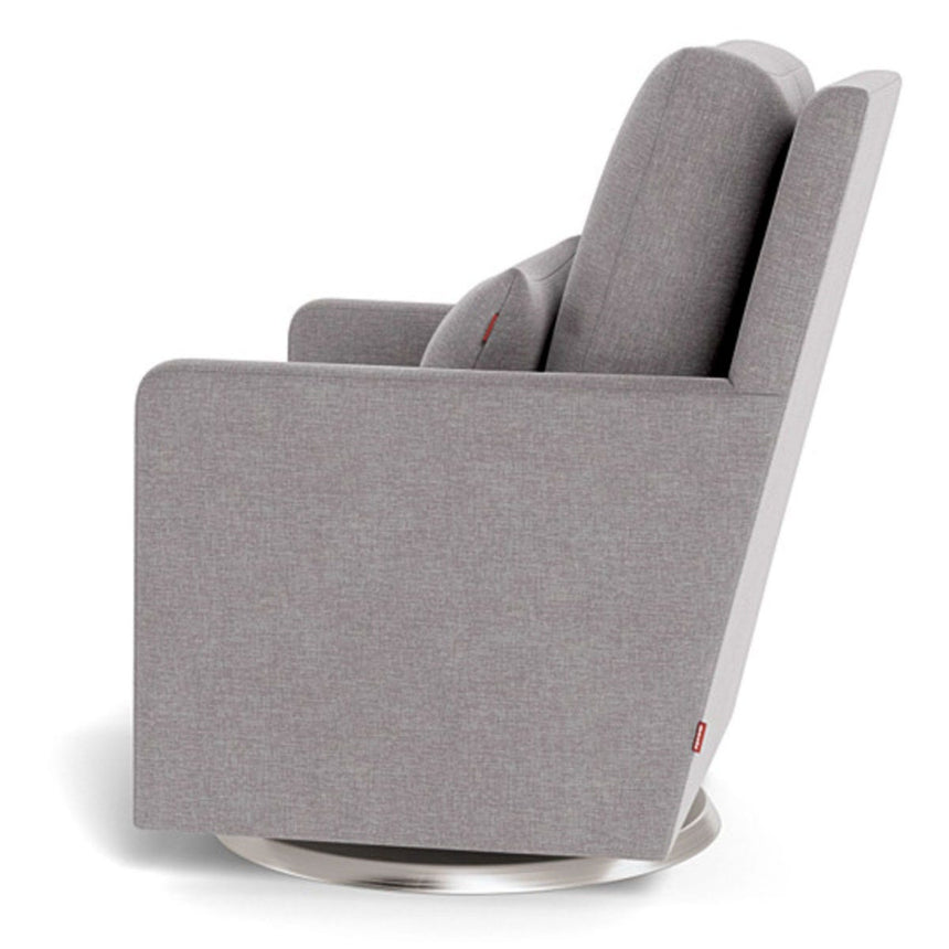 Fauteuil Berçant et Pivotant Como - Pepper Gris / Argent-Monte-MTE-COMO-PEPP-AR-CLÉMENT